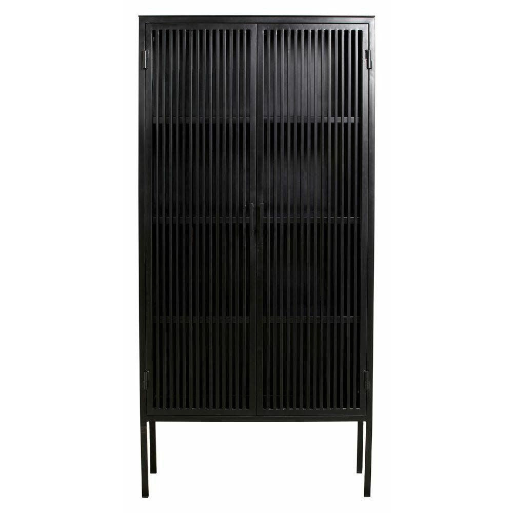 Nordal LIAO display cabinet in iron - 187x90 - black