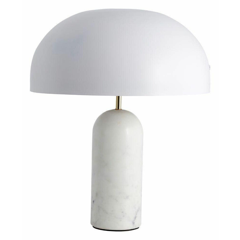 Nordal ATLAS table lamp in marble and metal - h49 cm - white