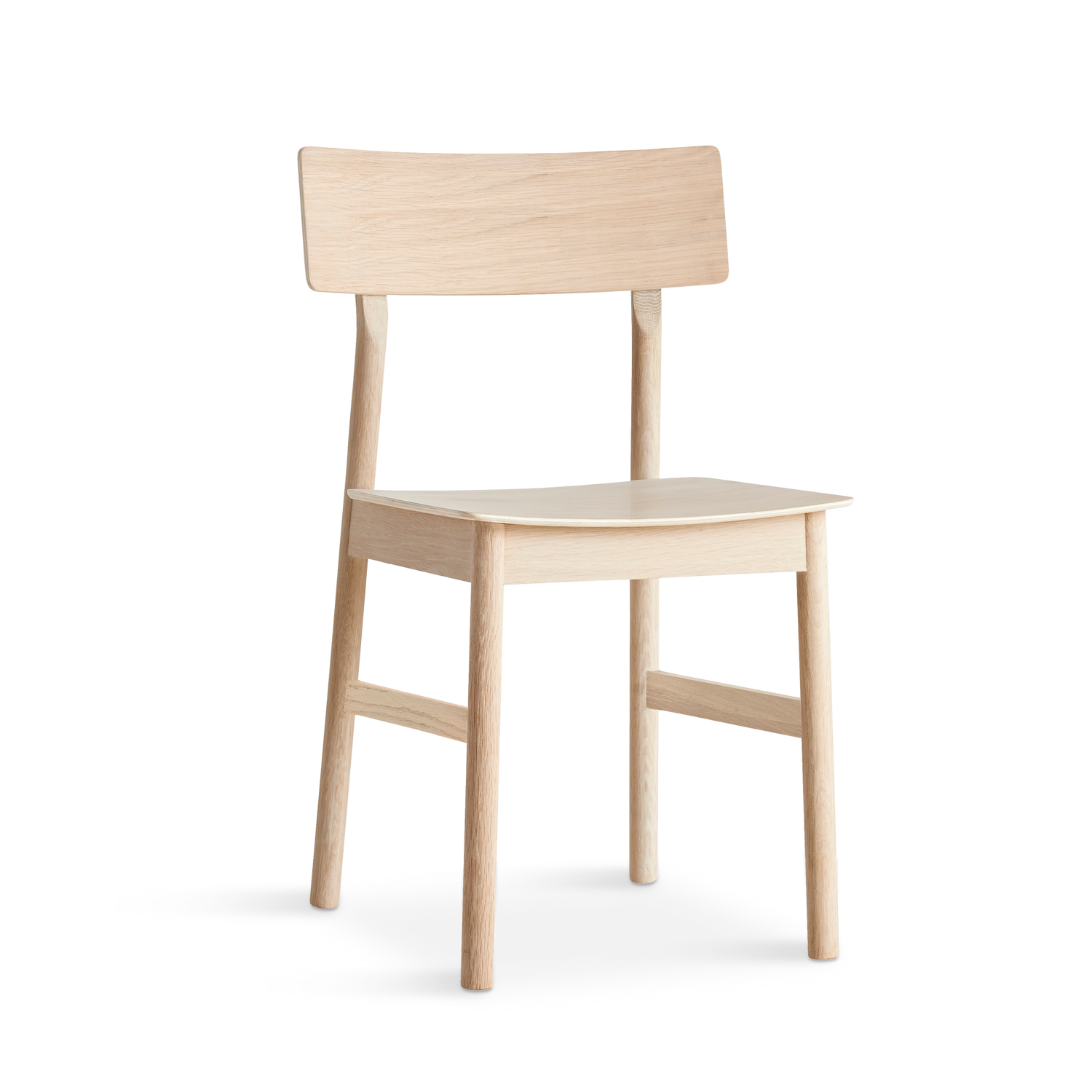 WOUD -  Pause dining chair 2.0 - White pigmented oak