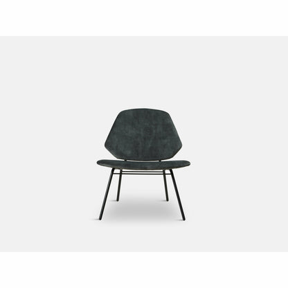 WOUD -  Lean lounge chair - Dusty green