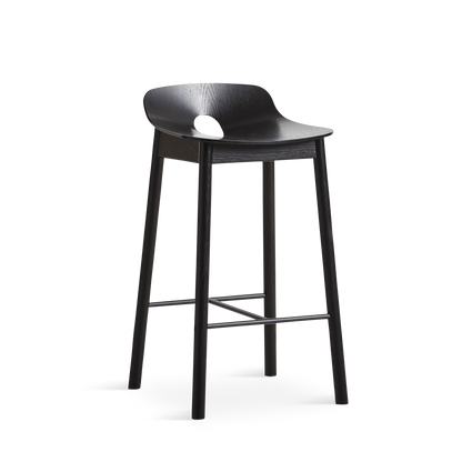 WOUD - Mono counter chair - Black - WOUD - DesignGaragen.dk