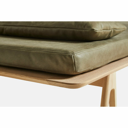 WOUD - Level daybed - Moss green/black 190x76,50x41 cm - WOUD - DesignGaragen.dk