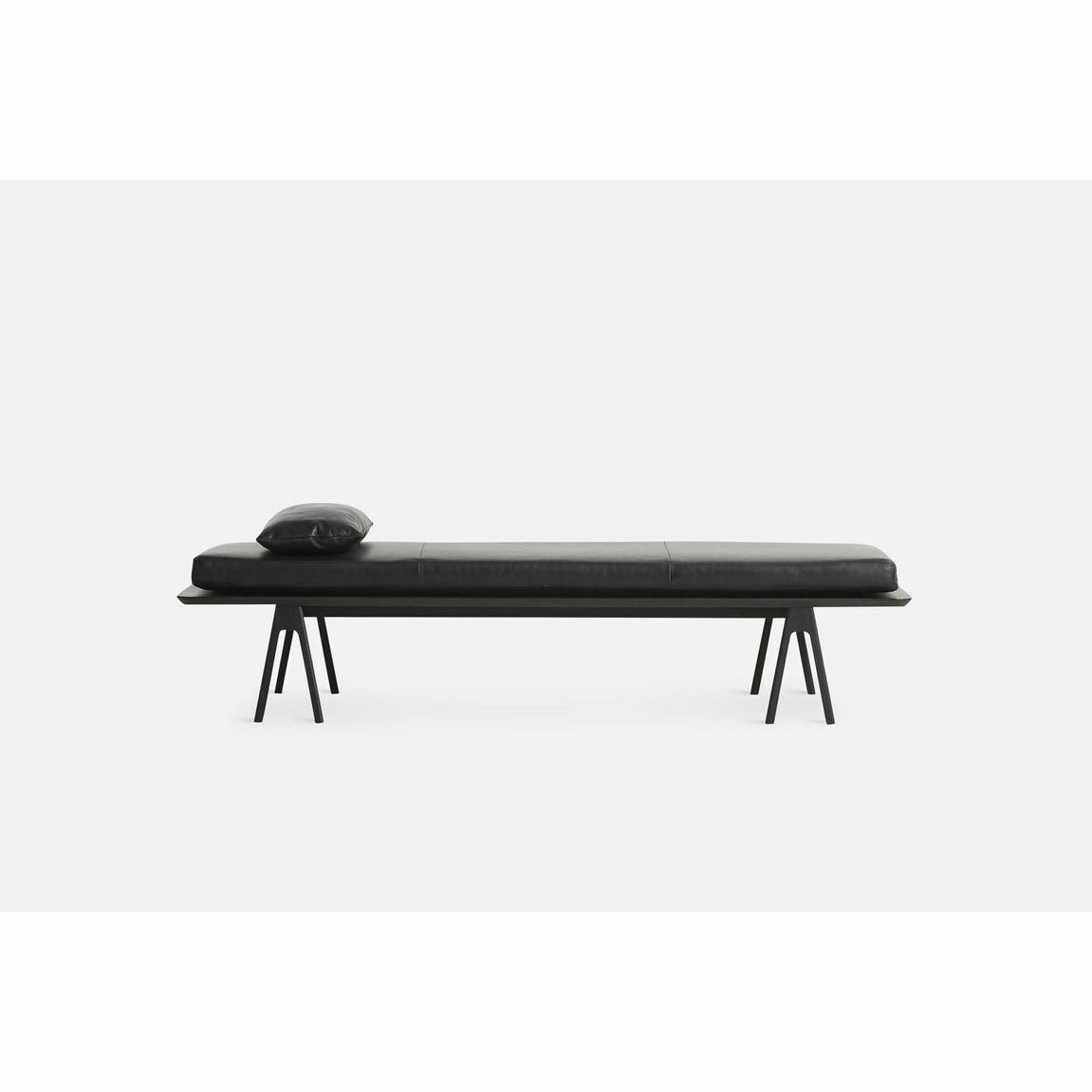 WOUD - Level daybed - Black/black 190x76,50x41 cm - WOUD - DesignGaragen.dk