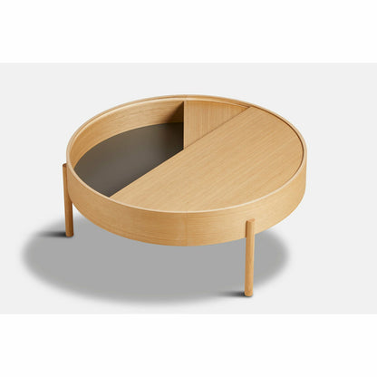 WOUD -  Arc coffee table (89 cm) - Oiled oak