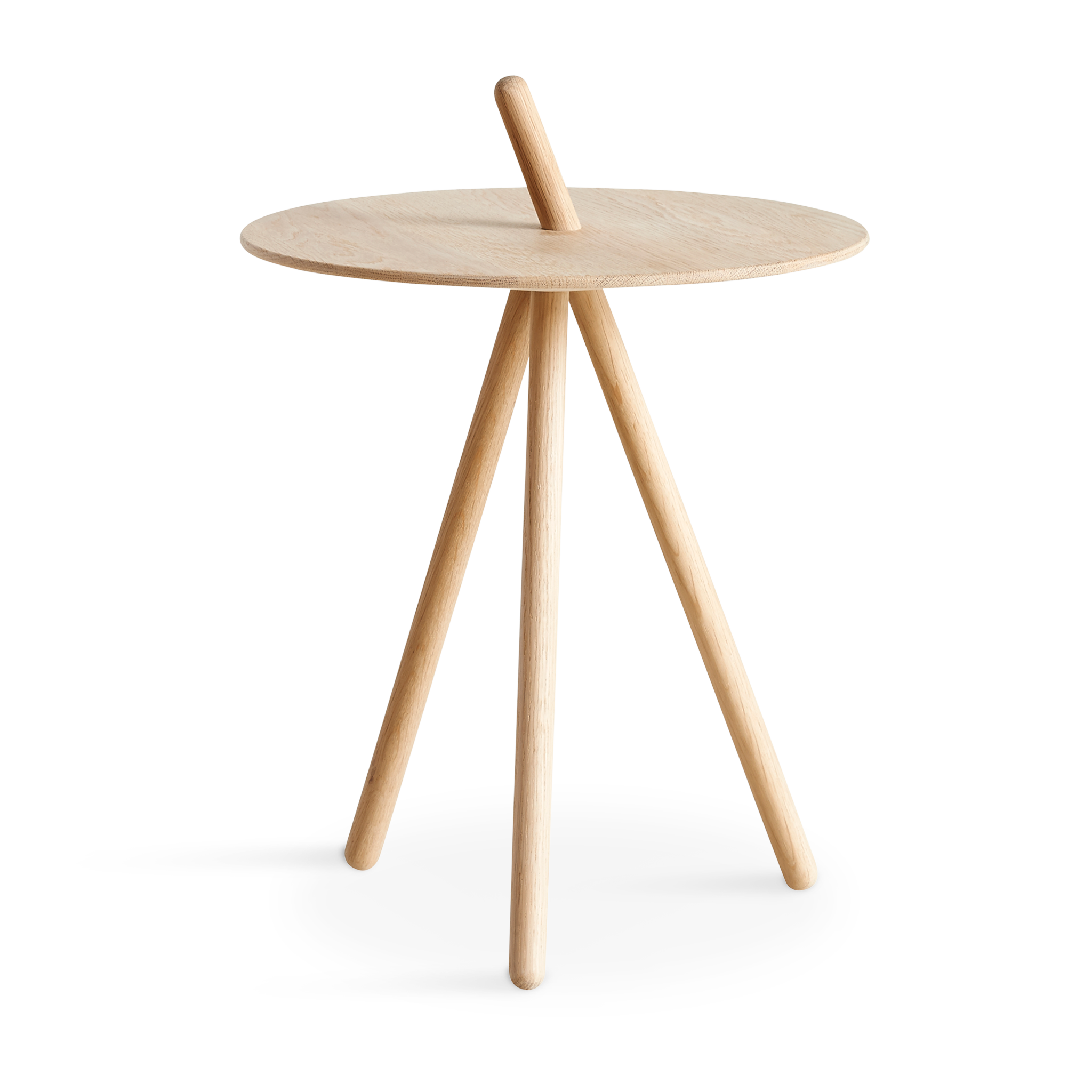 WOUD - Come Here side table - White pigmented oak - WOUD - DesignGaragen.dk