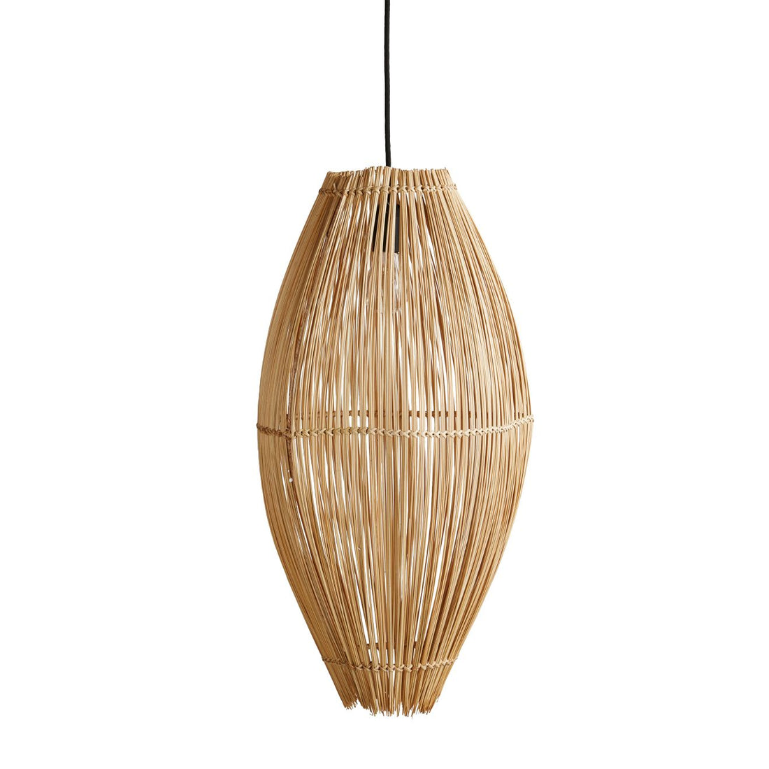 Lampe Fishtrap L - Natur - Bambus - H: 66 Ø: 35 cm - Muubs - DesignGaragen.dk