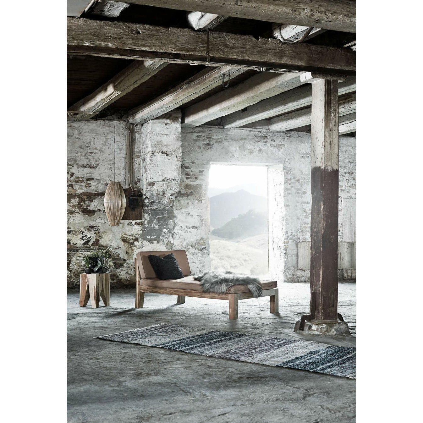 Lampe Fishtrap L - Natur - Bambus - H: 66 Ø: 35 cm - Muubs - DesignGaragen.dk