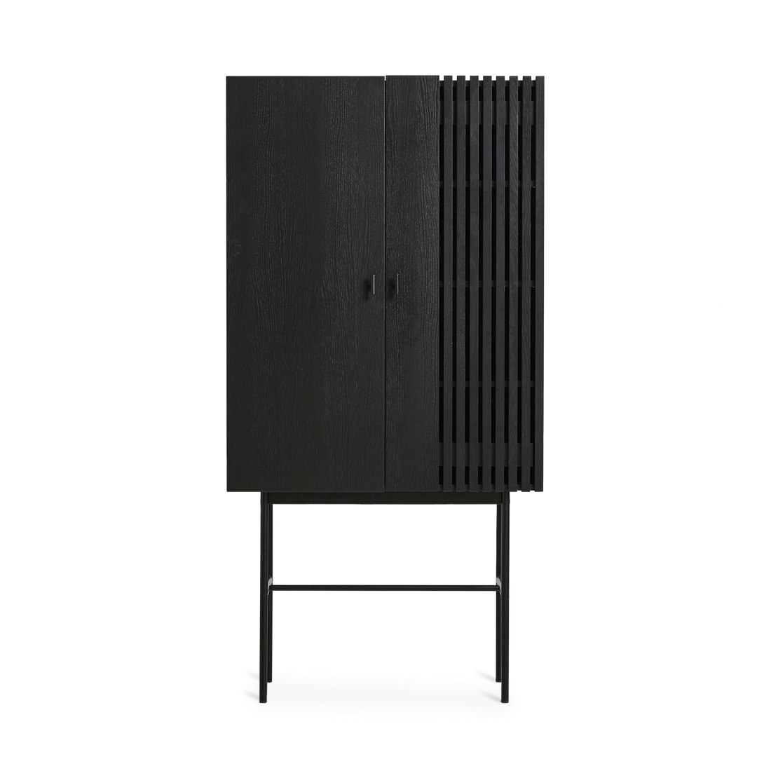 WOUD -  Array highboard (80 cm) - Black