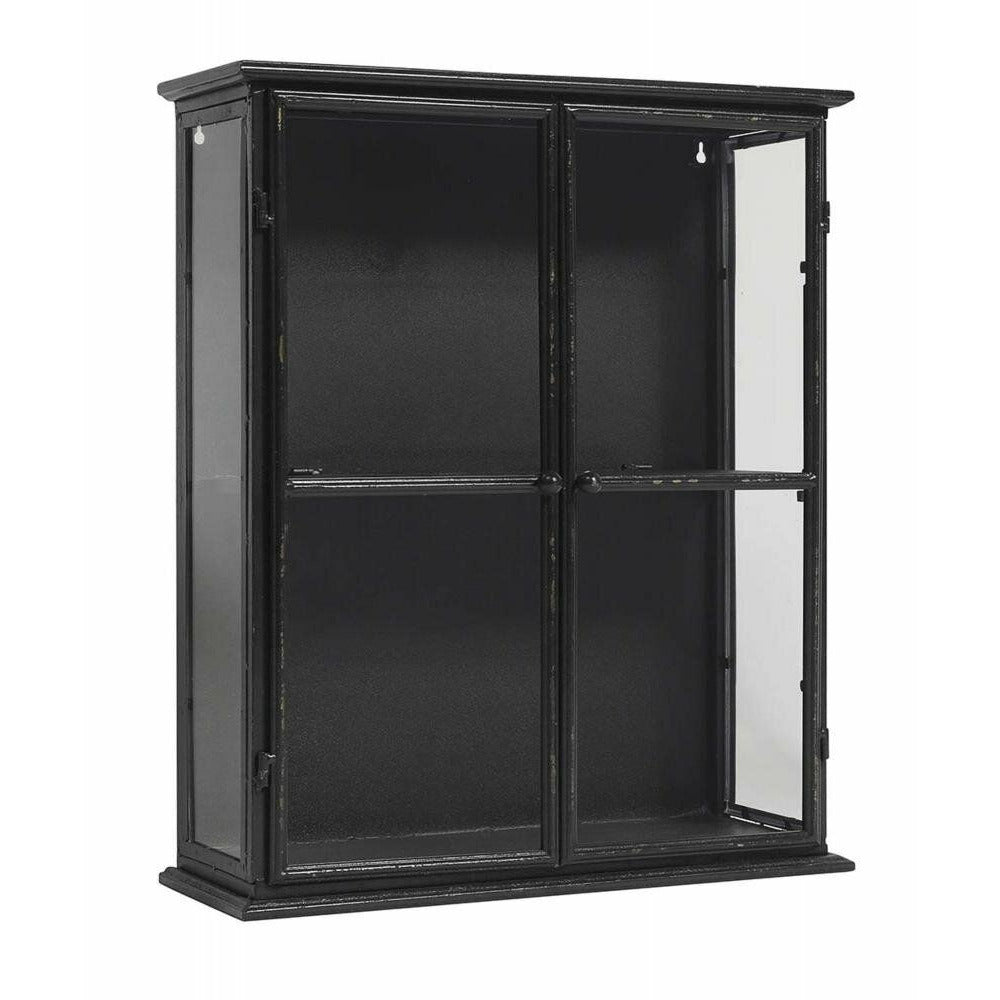 Nordal DOWNTOWN wall cabinet in iron - 60x50 - black