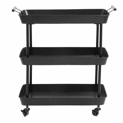 Nordal Rolling table in iron - 66x41 - black