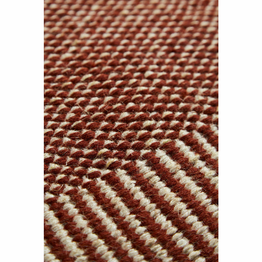 WOUD -  Rombo rug (90 x 140) - Rust