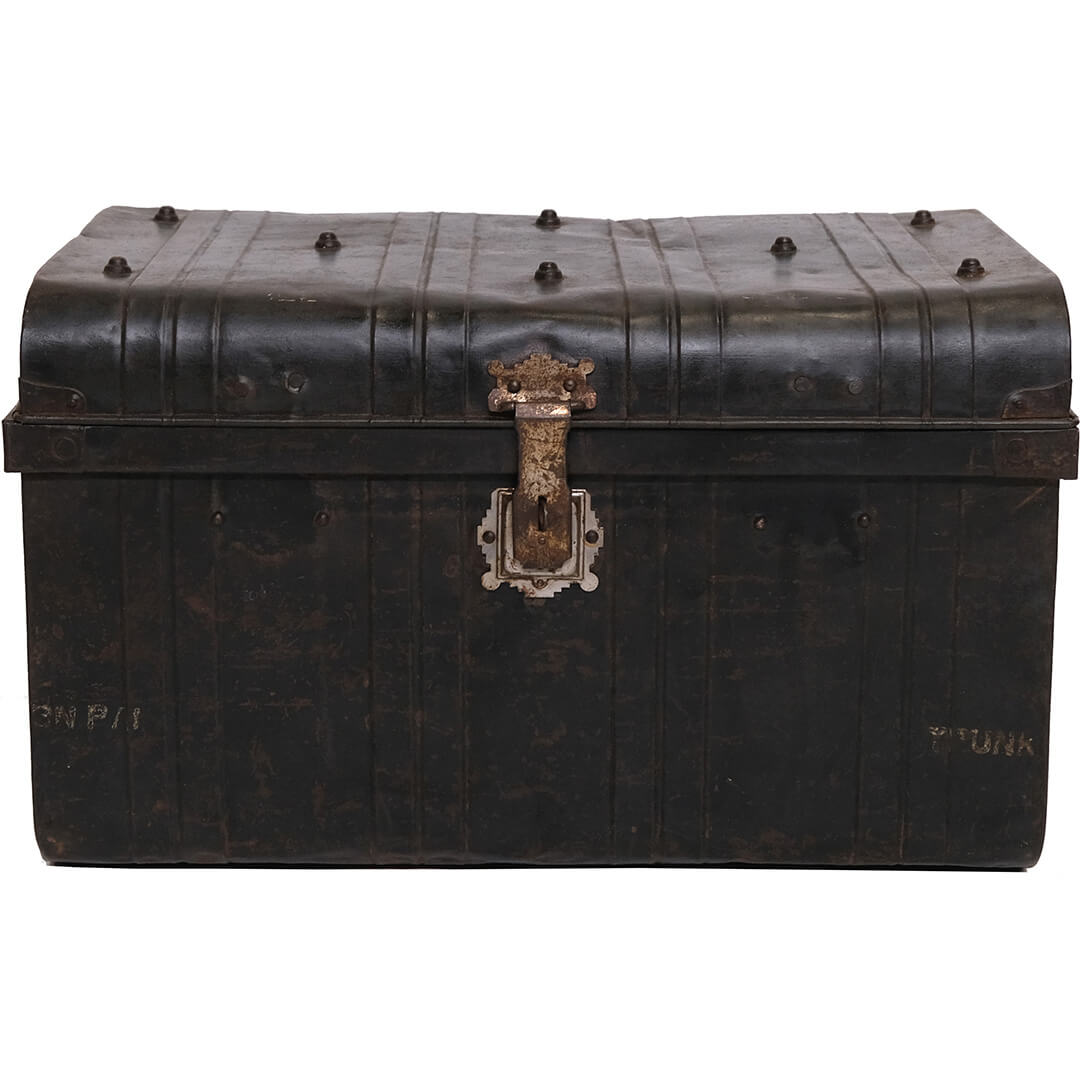 Trademark Living Unique Old Iron suitcase