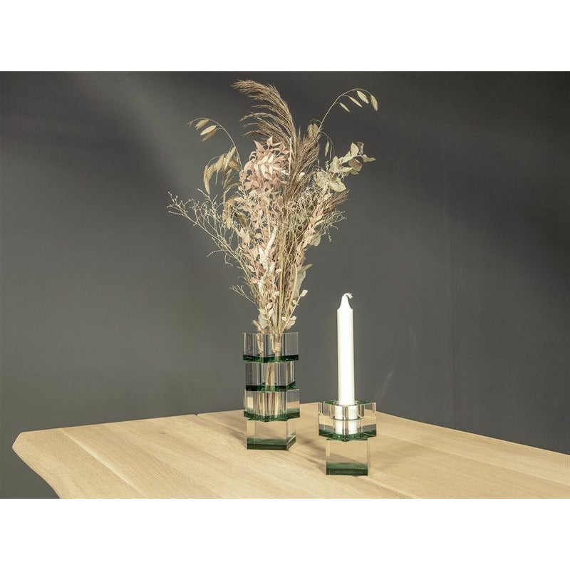 House of Sander Lyng candlestick, Green