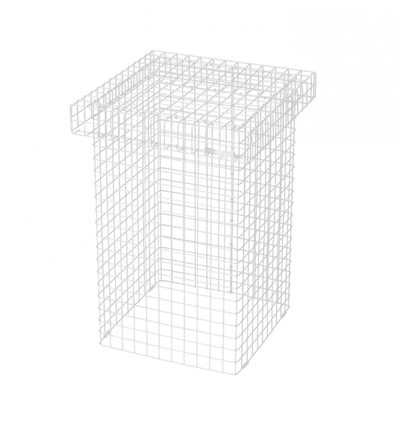 Kalager Design Wire Stool, White