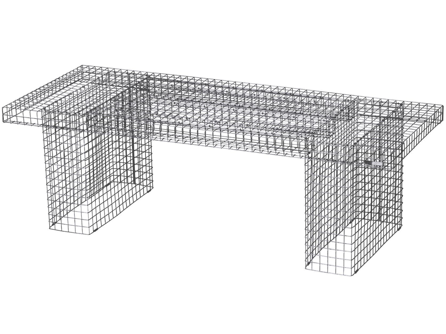 Kalager Design Coffee Table, Alu Zinc