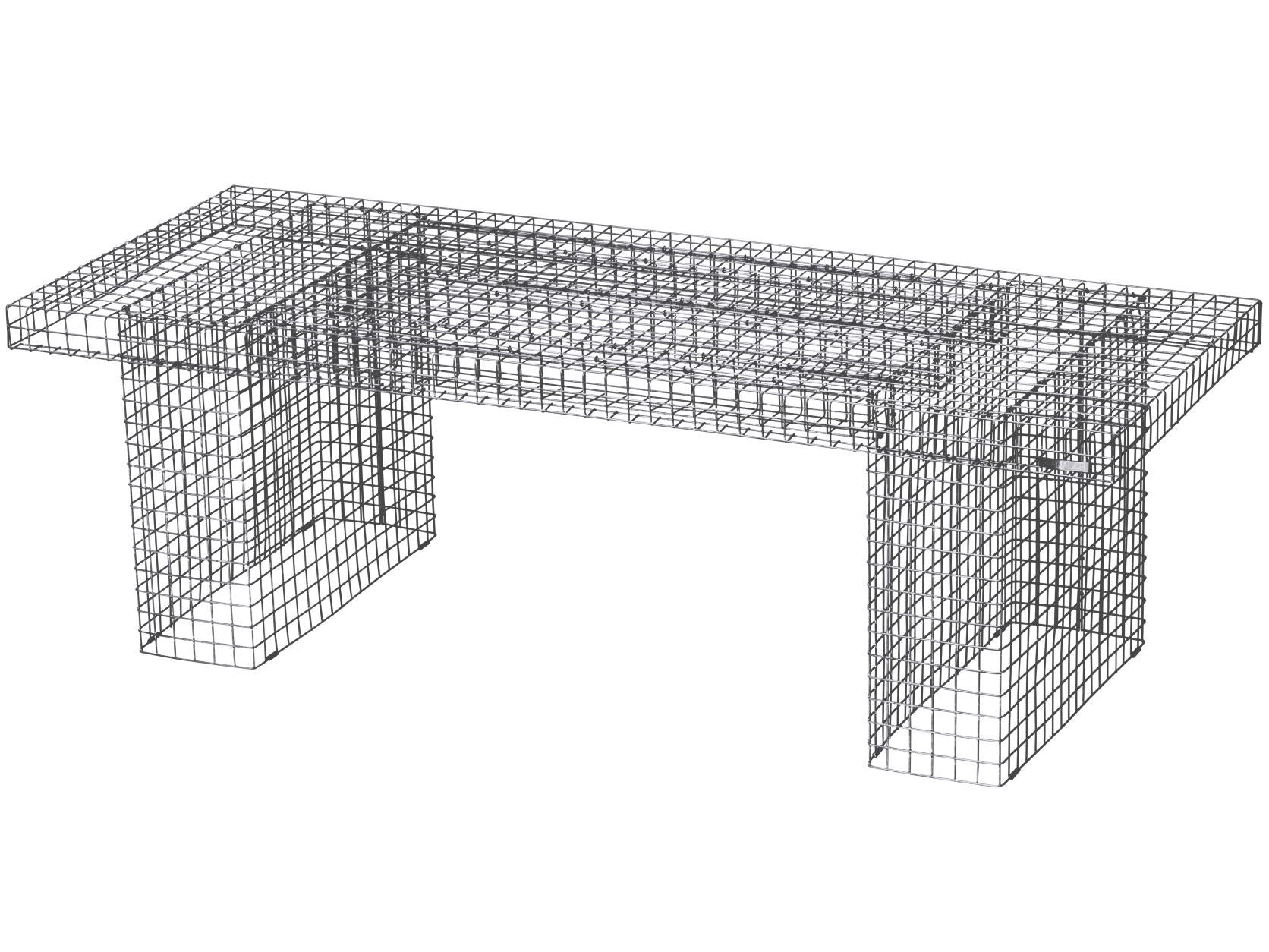 Kalager Design Coffee Table, Alu Zinc