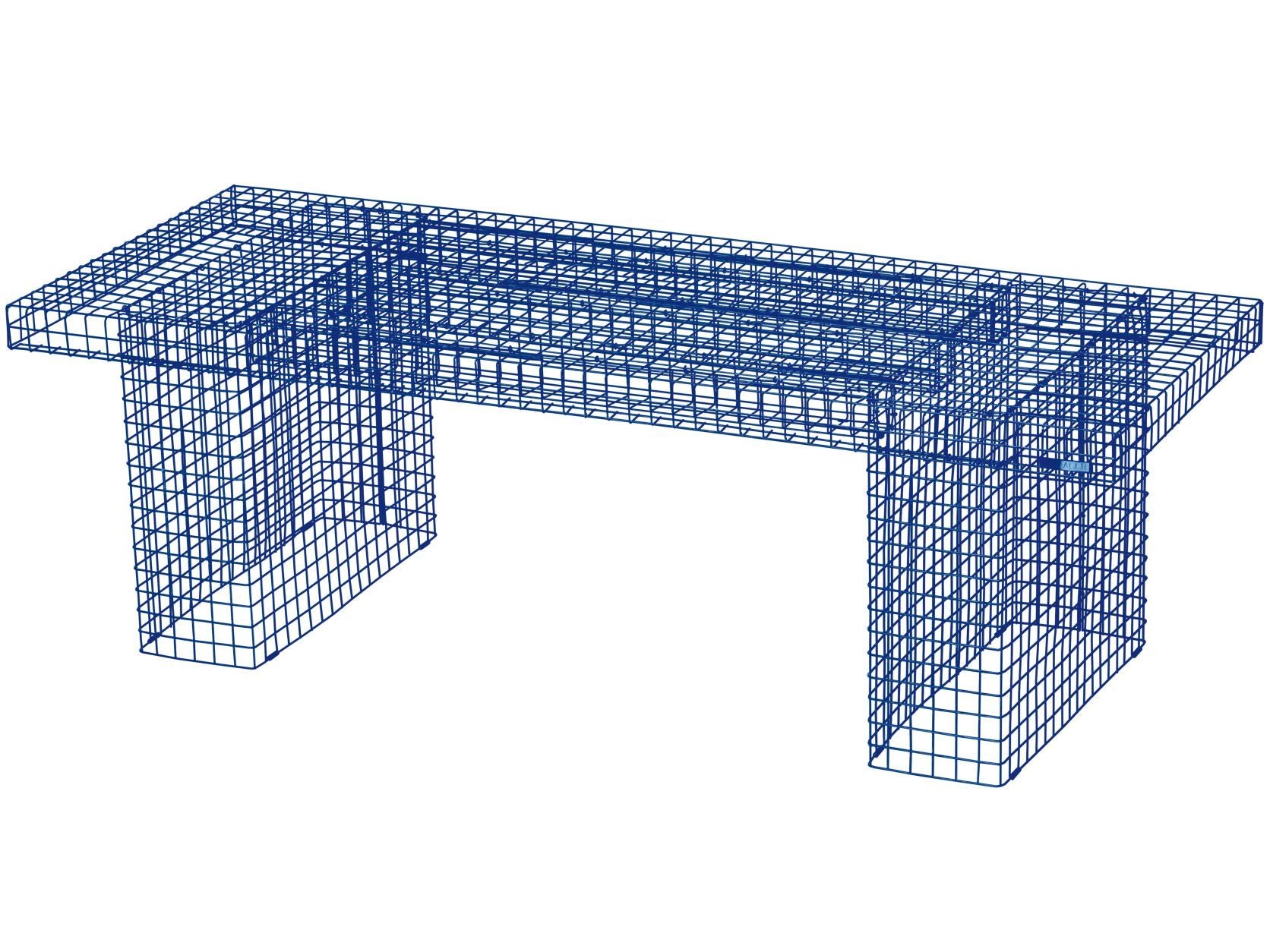 Kalager Design Coffee Table, Marine Blue