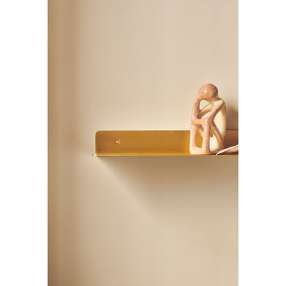 Float brass shelf - 40 cm