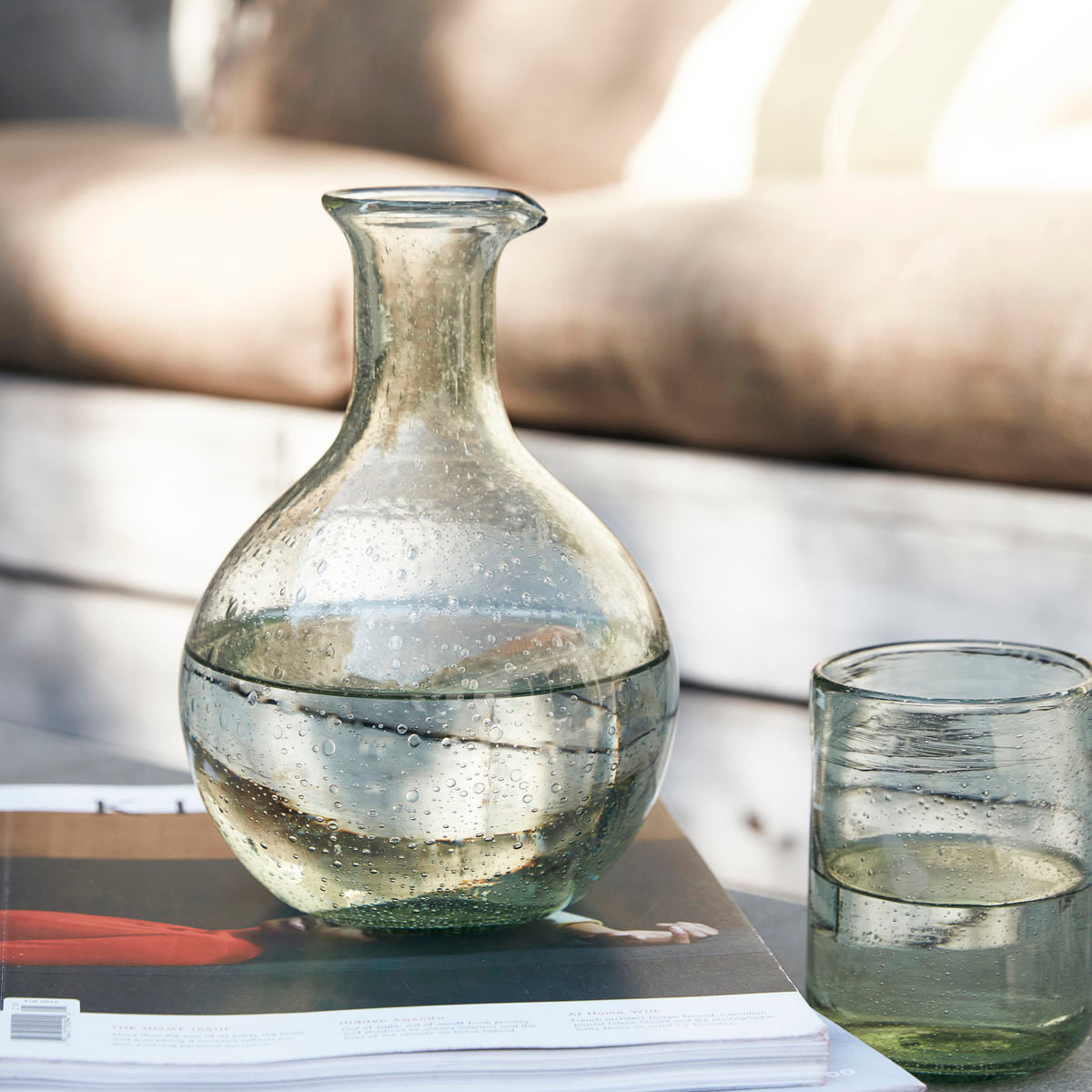 House Doctor jug, Rich, Light Green-H: 21 cm, DIA: 15 cm