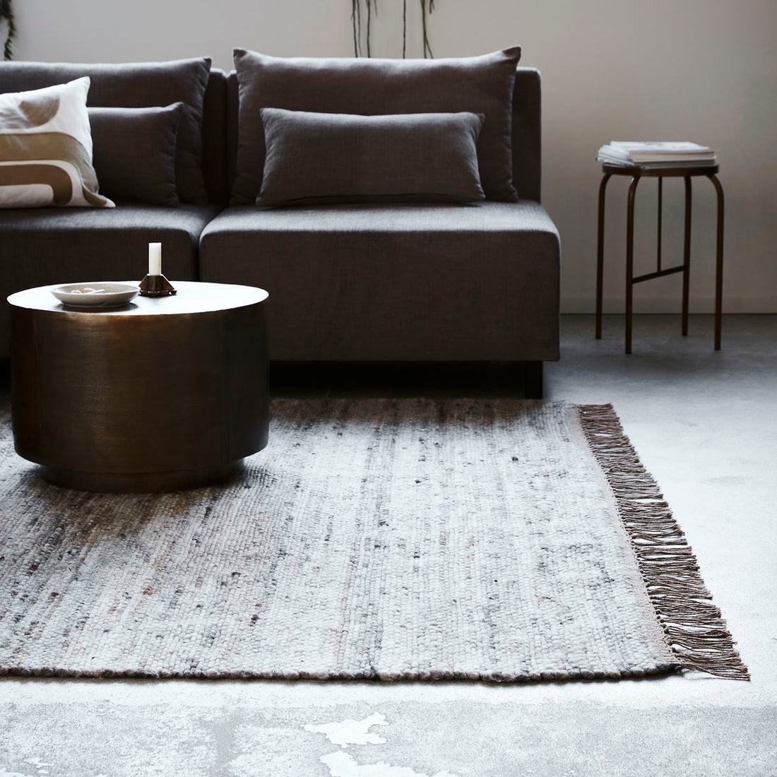 House Doctor rug, HAFI, gray/brown-l: 300 cm, w: 200 cm