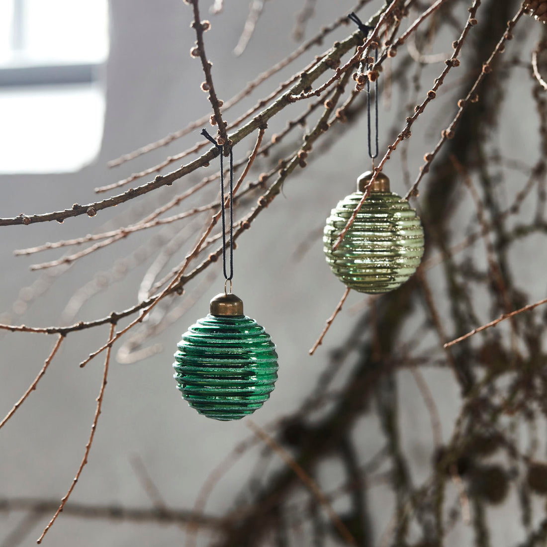 House Doctor-Christmas decorations, lolli, green-dia: 6 cm