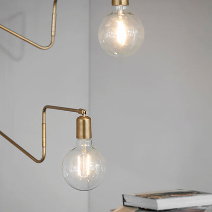 House Doctor - LED Pear, Clear Decoration, Ready - L: 17.5 cm, DIA: 12.5 cm