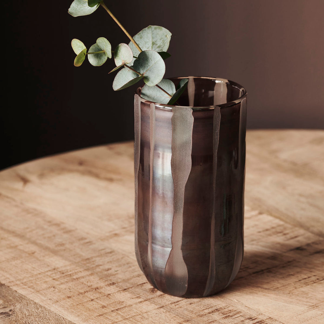 House Doctor - Vase, Bai, Brown - H: 15.5 cm, DIA: 8 cm