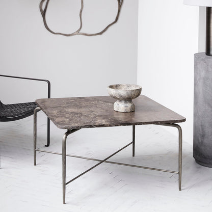 House Doctor - Coffee table, Square, Brown - l: 80 cm, w: 80 cm, h: 45 cm