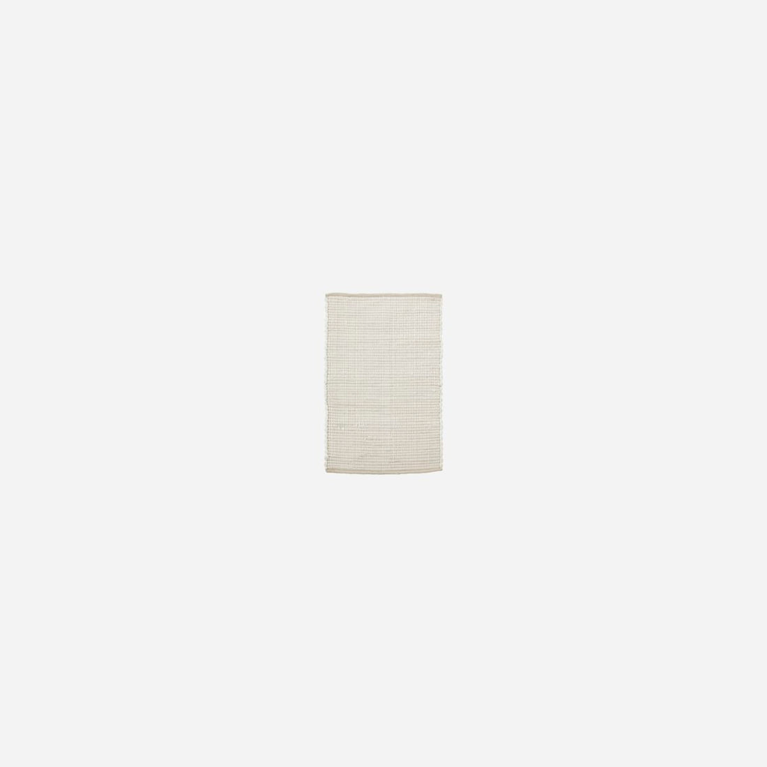 House Doctor rug, Chindi, White-L: 90 cm, W: 60 cm