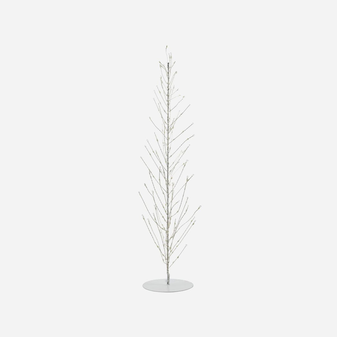 House Doctor Christmas tree in steel wire, glow, white-h: 60 cm, dia: 12 cm