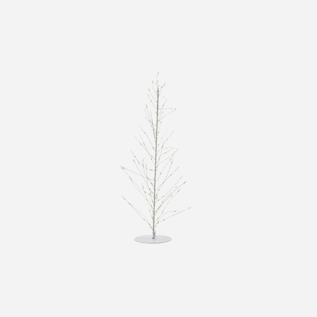 House Doctor Christmas tree in steel wire, glow, white-h: 45 cm, dia: 12 cm