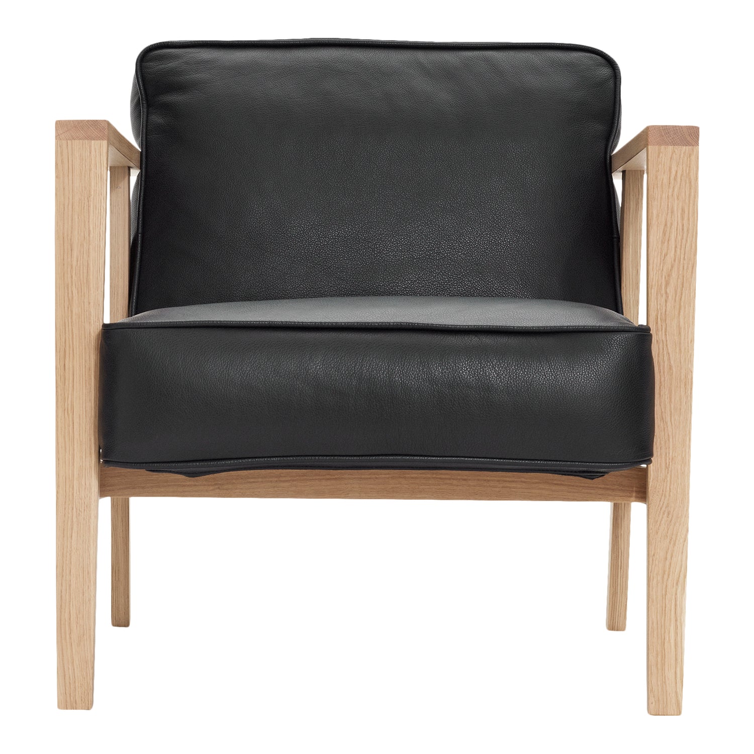 Andersen Furniture - LC1 Lounge chair - black leather/frame in oak