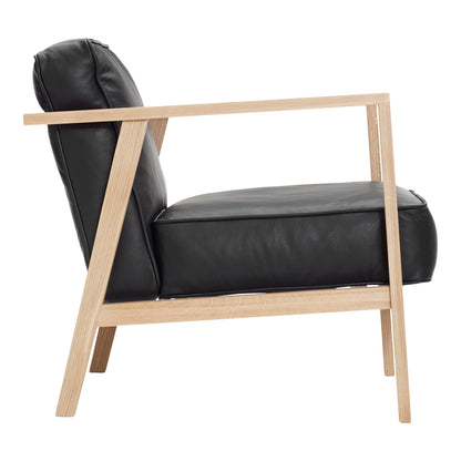 Andersen Furniture - LC1 Lounge chair - black leather/frame in oak