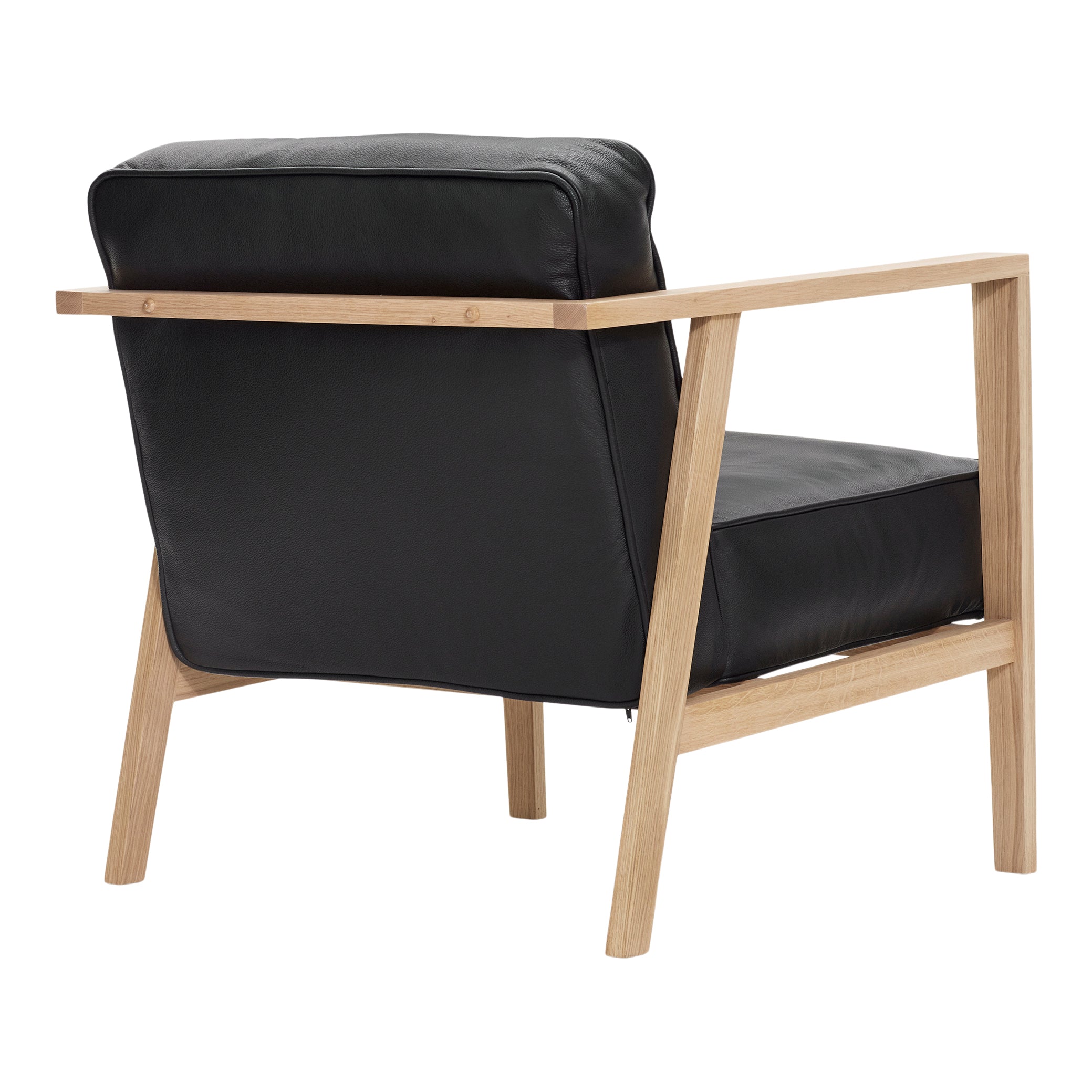 Andersen Furniture - LC1 Lounge chair - black leather/frame in oak