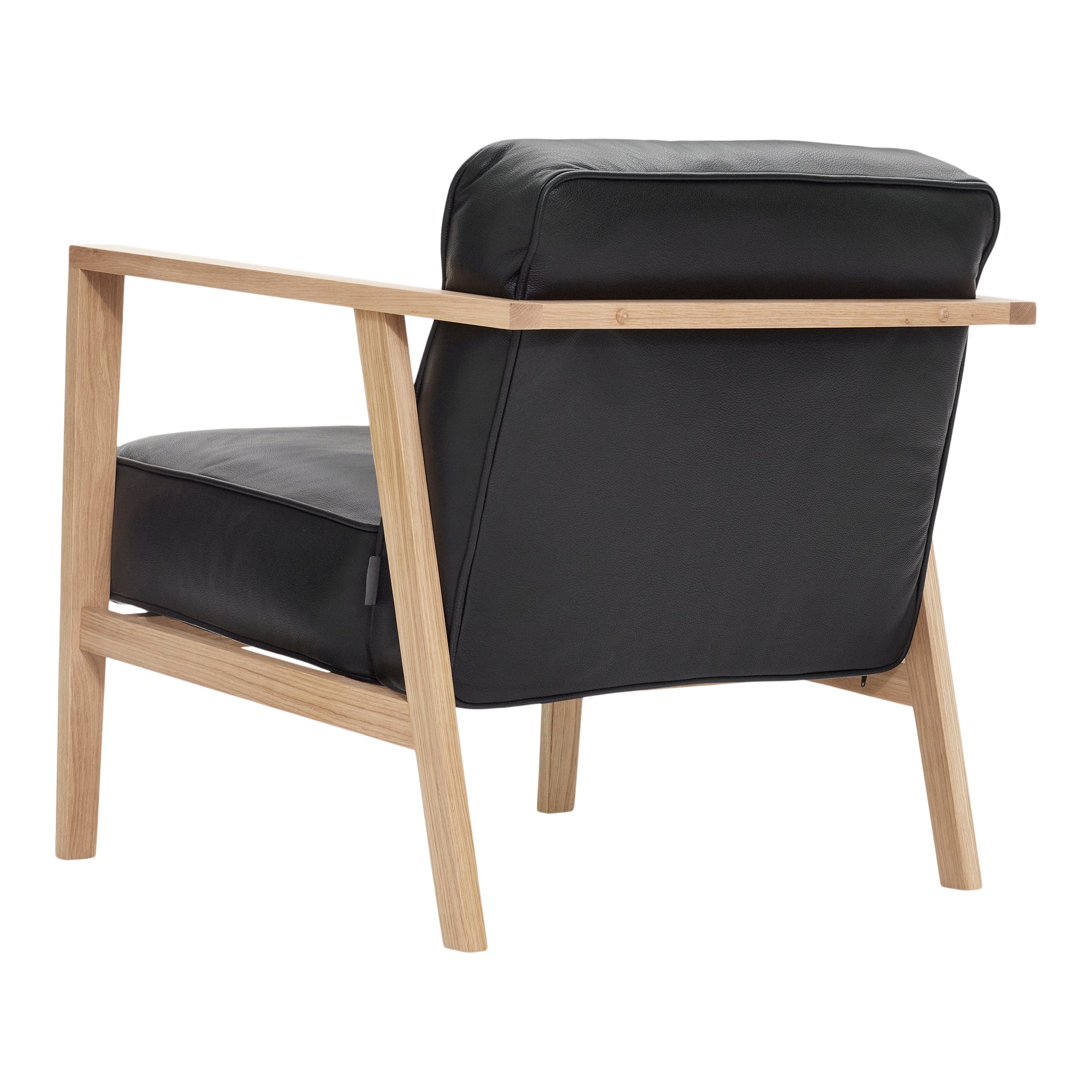 Andersen Furniture - LC1 Lounge chair - black leather/frame in oak