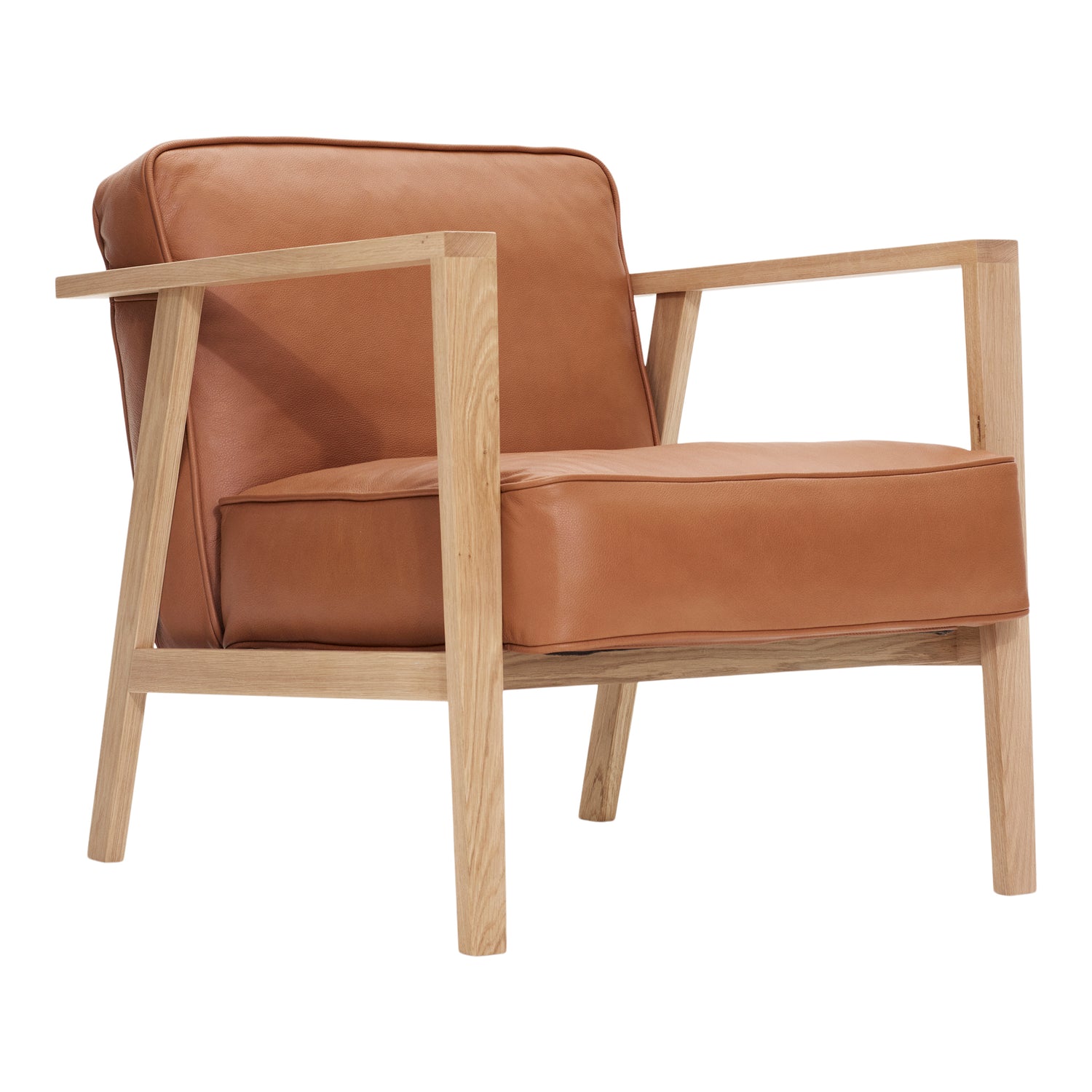 Andersen Furniture - LC1 Lounge chair - cognac leather/frame in oak