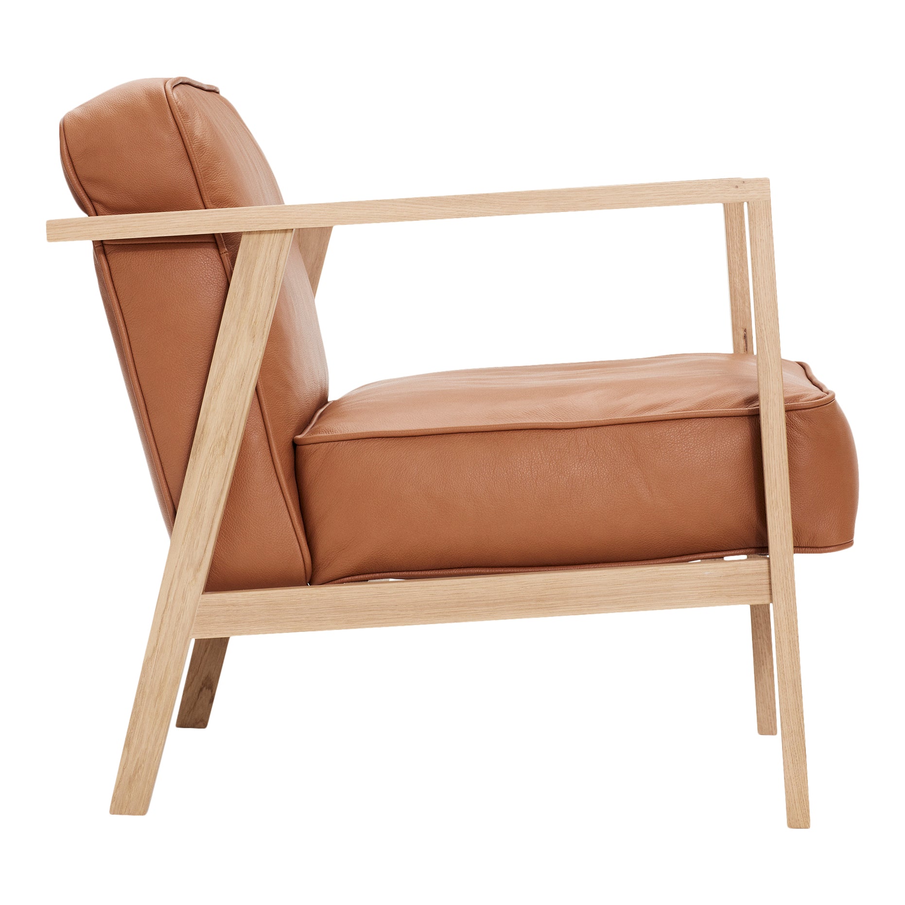 Andersen Furniture - LC1 Lounge chair - cognac leather/frame in oak