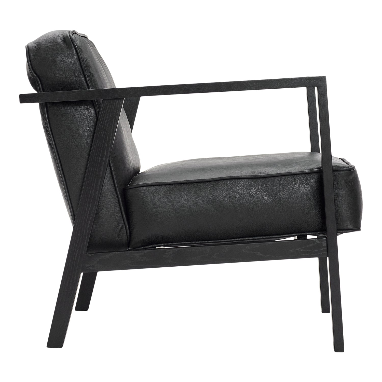 Andersen Furniture - LC1 Loungestol - sort læder/stel i sortlakeret - Andersen Furniture - DesignGaragen.dk