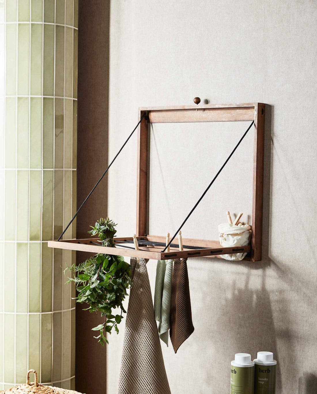 Macas drying rack in wood