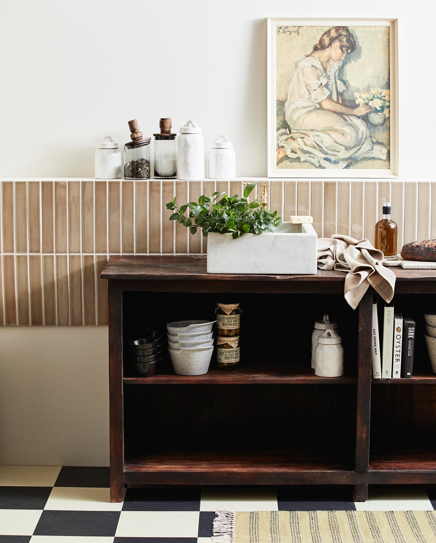 Woodie sideboard in recycled tree - brown
