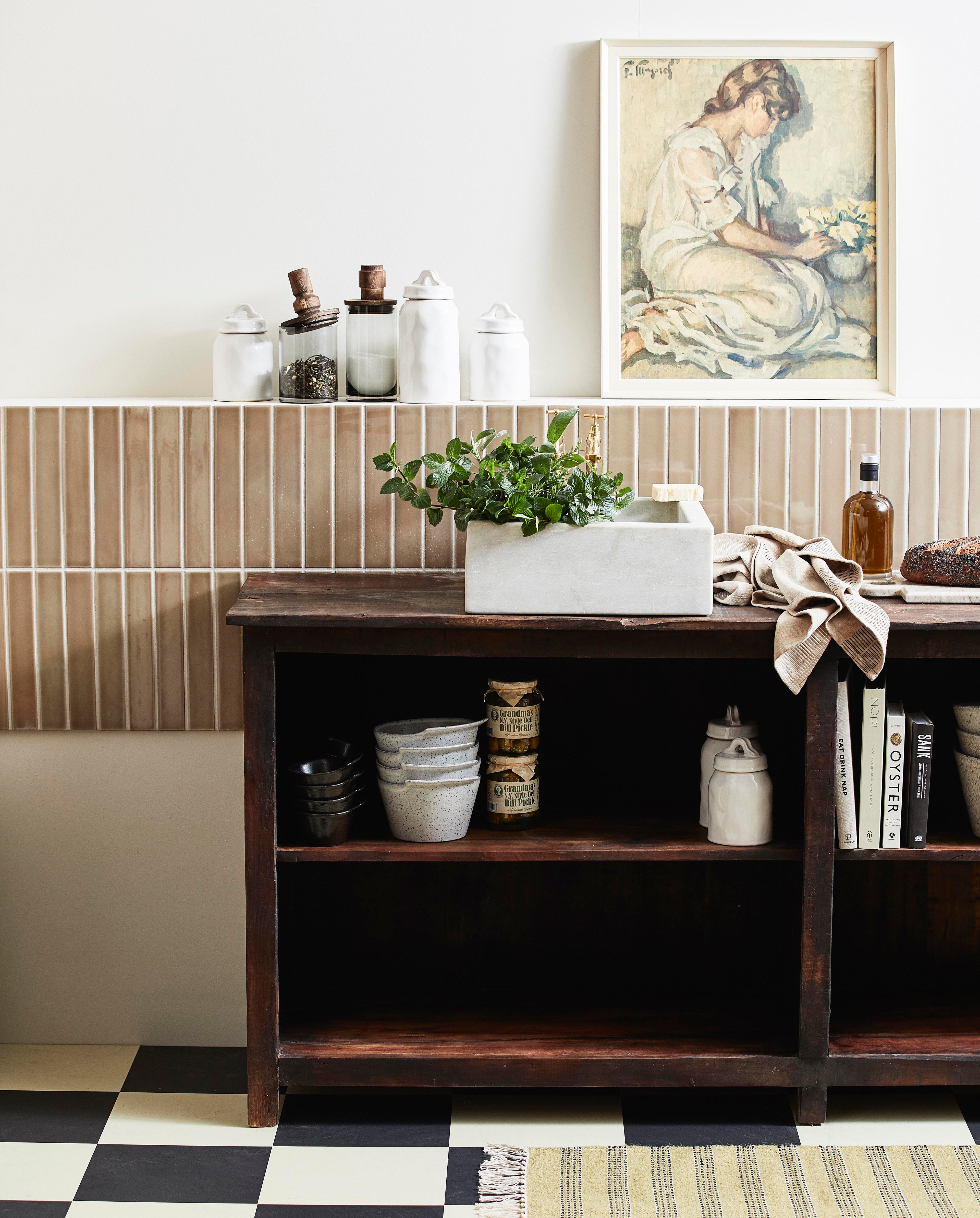 Woodie sideboard in recycled tree - brown