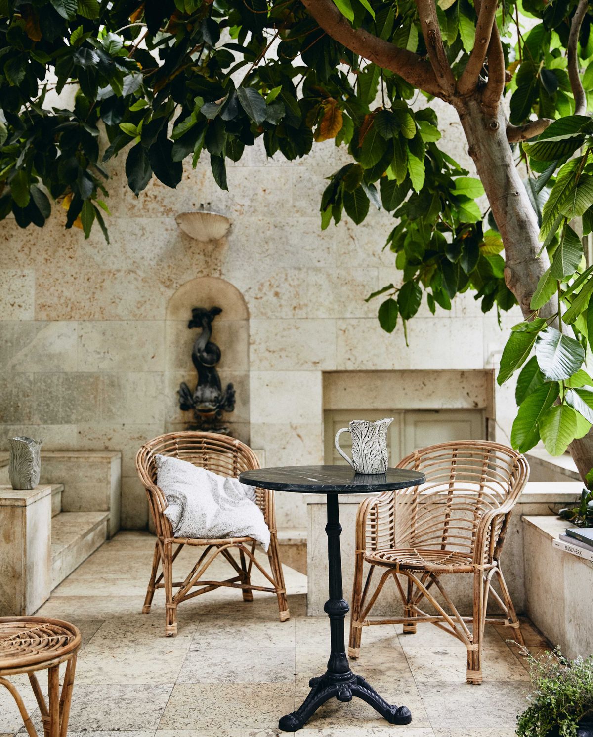 Cania chair in bamboo - nature