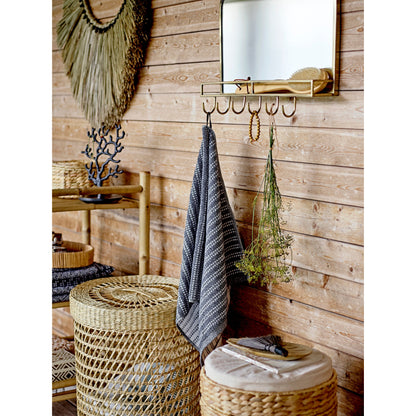 Bloomingville Shona Basket W/Lid, Nature, Vandhyacinth