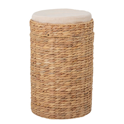 Bloomingville Iva Kurv m/Låg, Natur, Vandhyacint - Bloomingville - DesignGaragen.dk