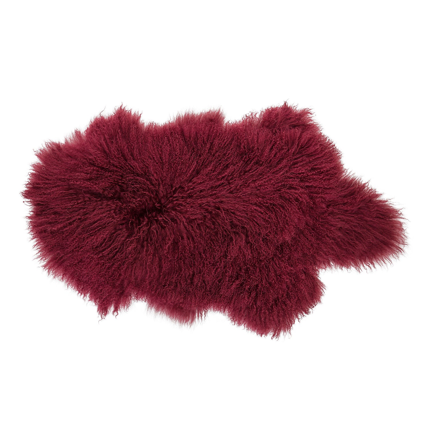 Bloomingville Skins, Red, Mongolian Lambskin
