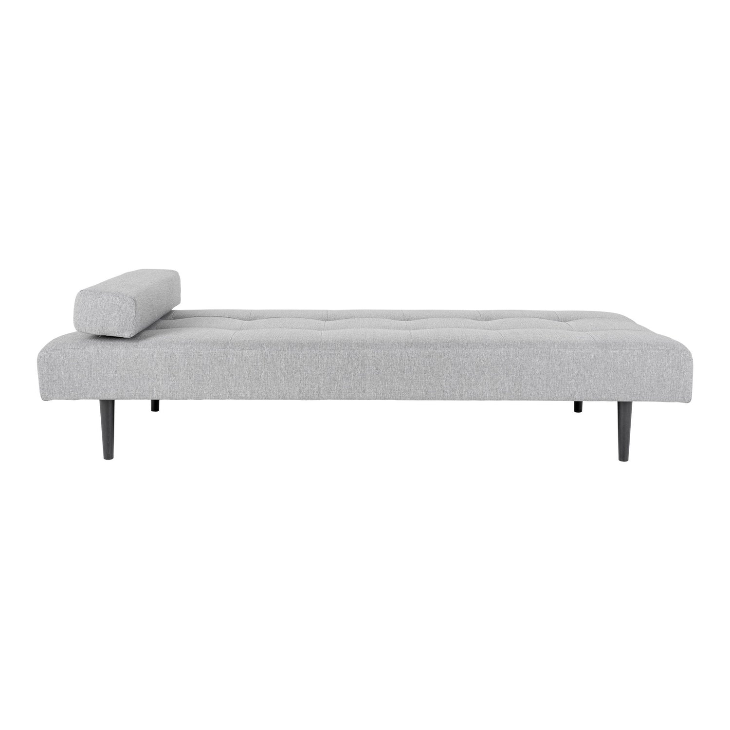Capri Daybed - Daybed in light gray with black wooden legs, HN1001