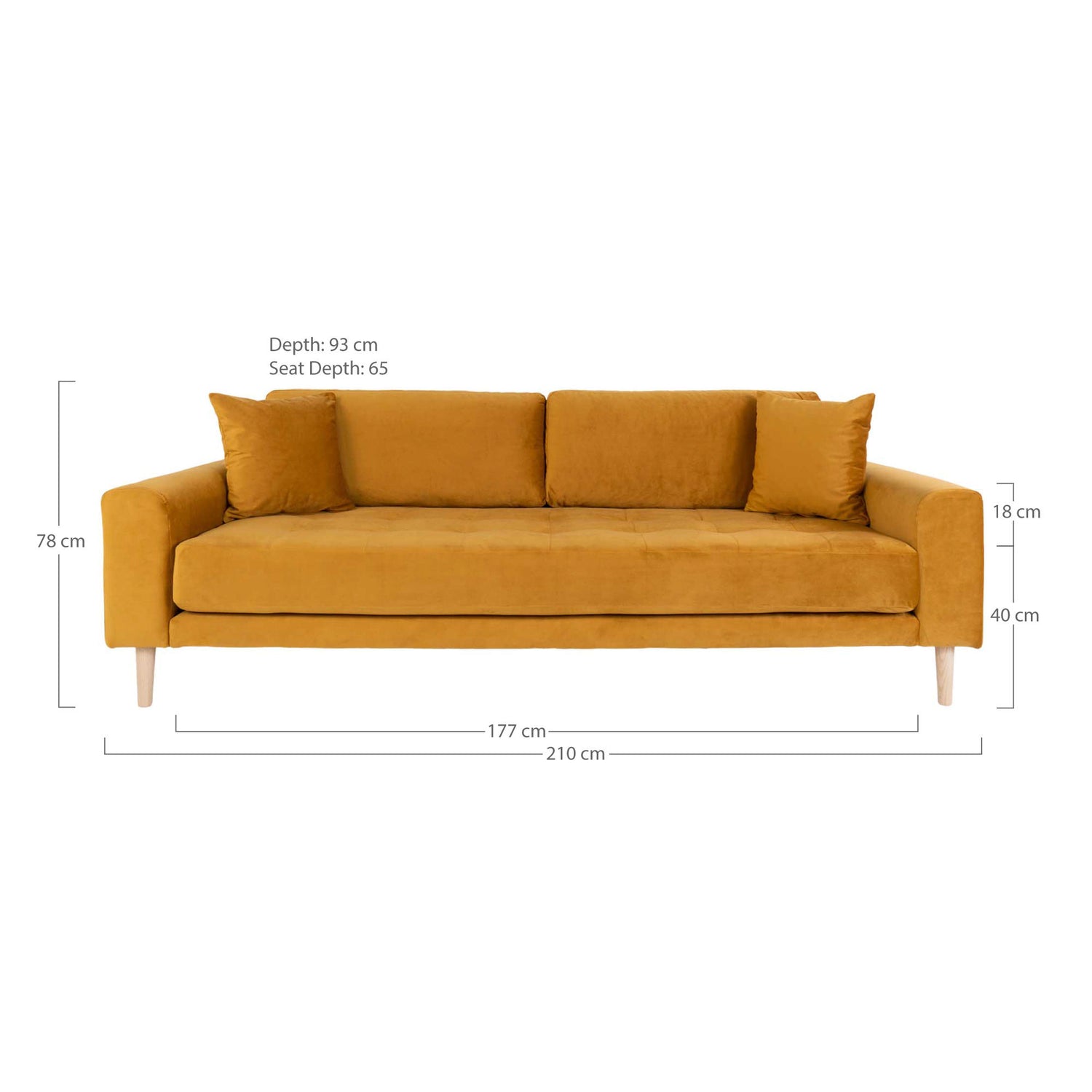 House Nordic - Lido 3 person sofa