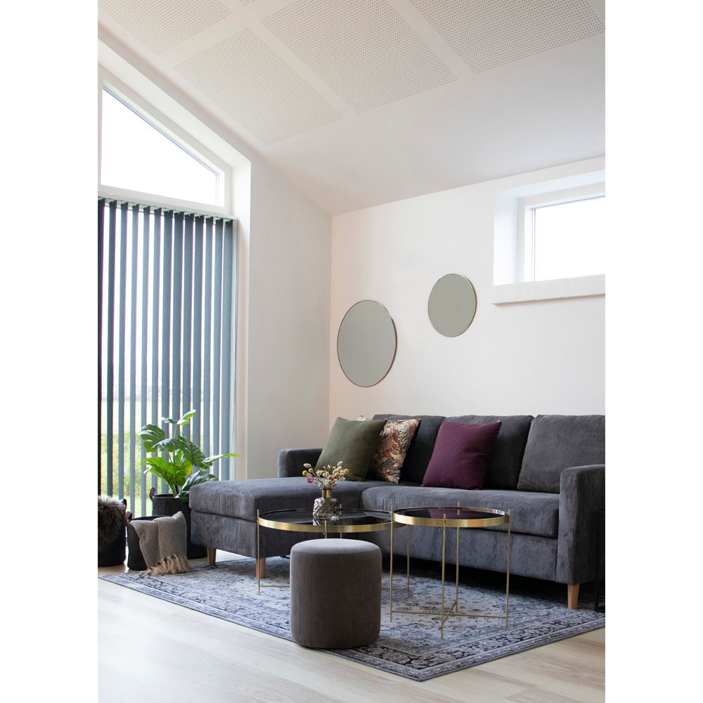 Ferrel Pillow - Pillow in burgundy red, 45x45cm