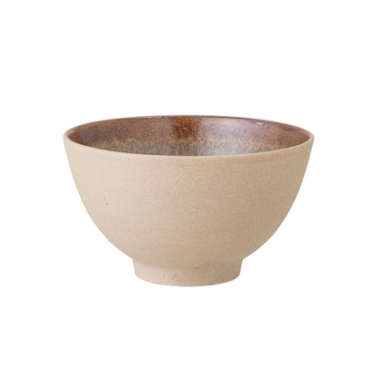 Bloomingville Lee Bowl w/Lid, Natural, Stoneware