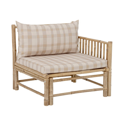 Bloomingville Corfu Module Sofa Right Corner, Nature, Bamboo